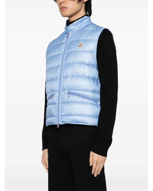 Moncler Blue Longue Saison Gui Jacket for men