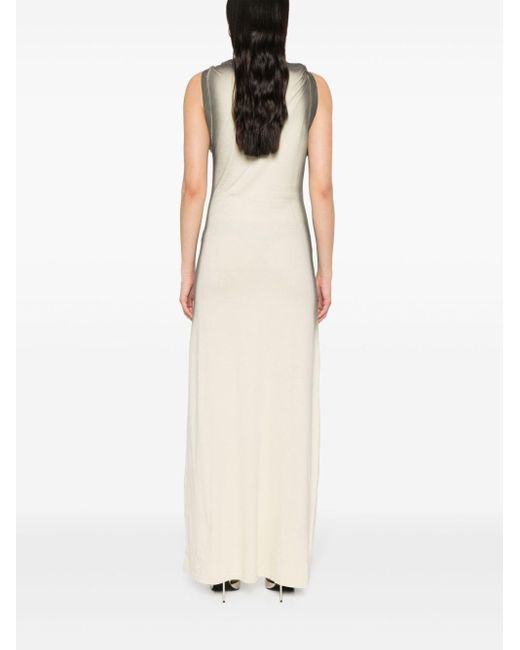 Y. Project Maxi-jurk Met Print in het White