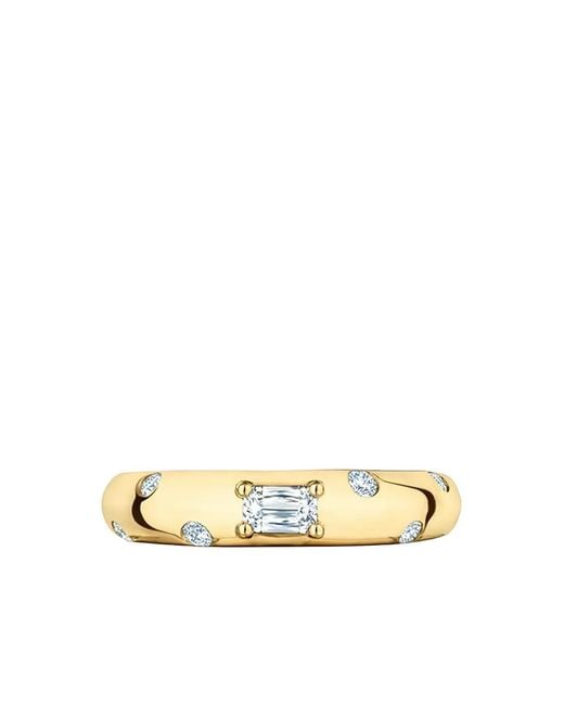 Kwiat Metallic 18K Cobblestone Ashoka Diamond Ring
