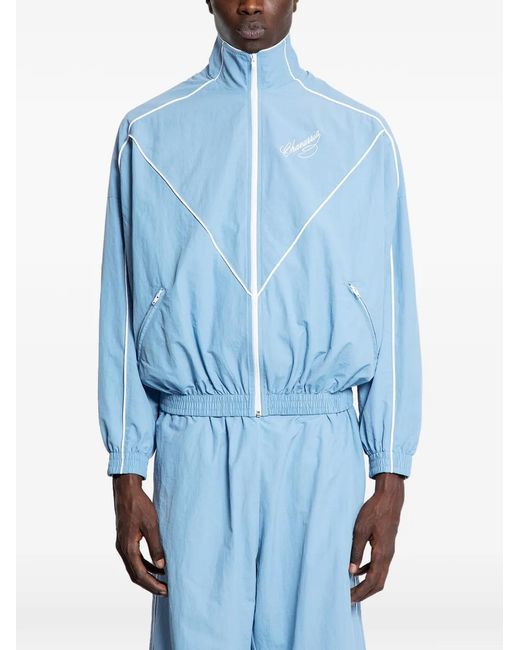 Willy Chavarria Blue Ruff Rider Track Jacket for men