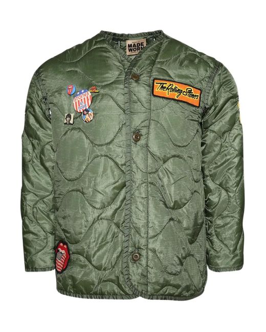 メンズ MadeWorn Rolling Stones Liner Jacket Green