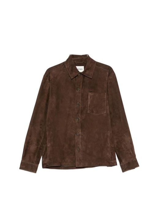 Arma Brown Dino Suede Jacket for men