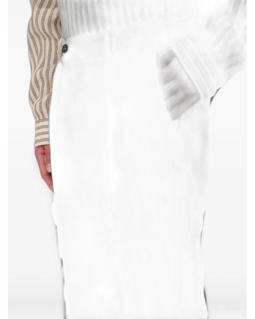 PT Torino Natural Elasticated-Waist Trousers for men
