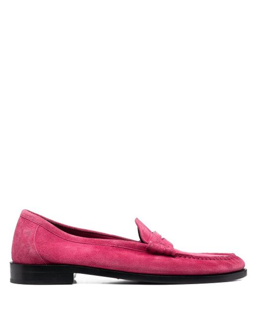 Hot pink penny loafers Clearance