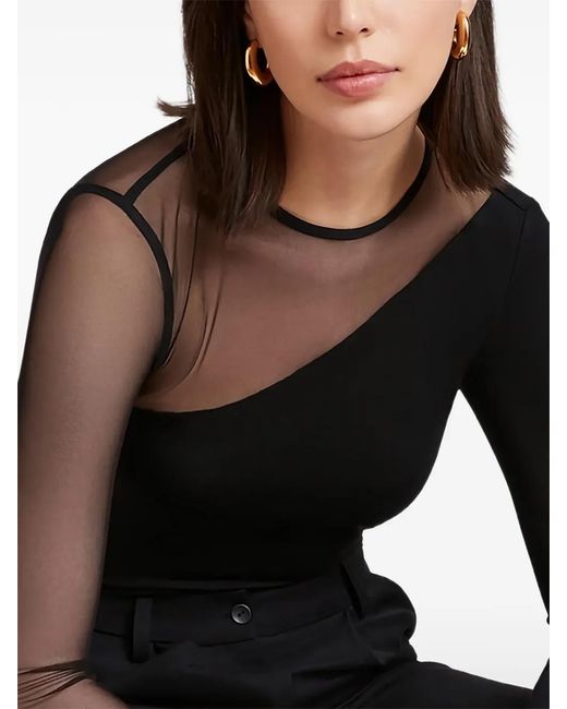MARCELLA Black Milo Asymmetric Top