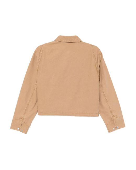 Chocoolate Natural Logo-Embroidered Jacket