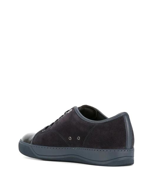 Toe-Capped Sneakers di Lanvin in Blue da Uomo