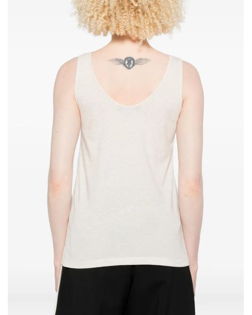 Fendi Verfraaide Tanktop in het White