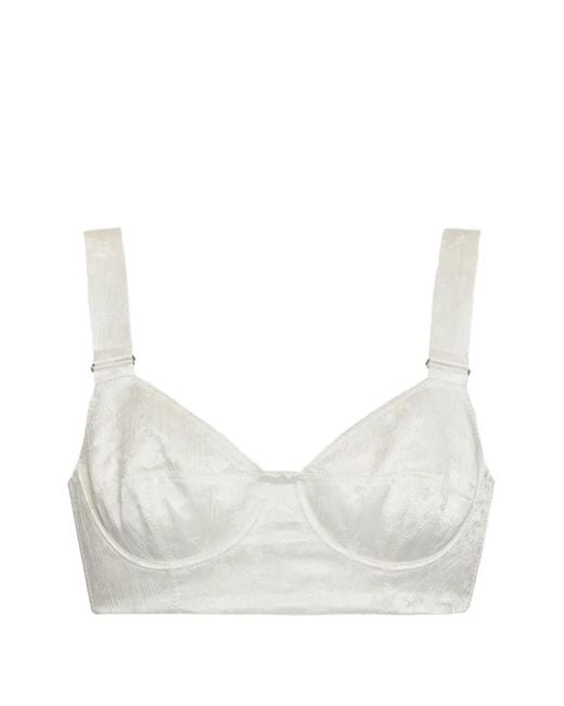 Erdem White Corset Bra Top
