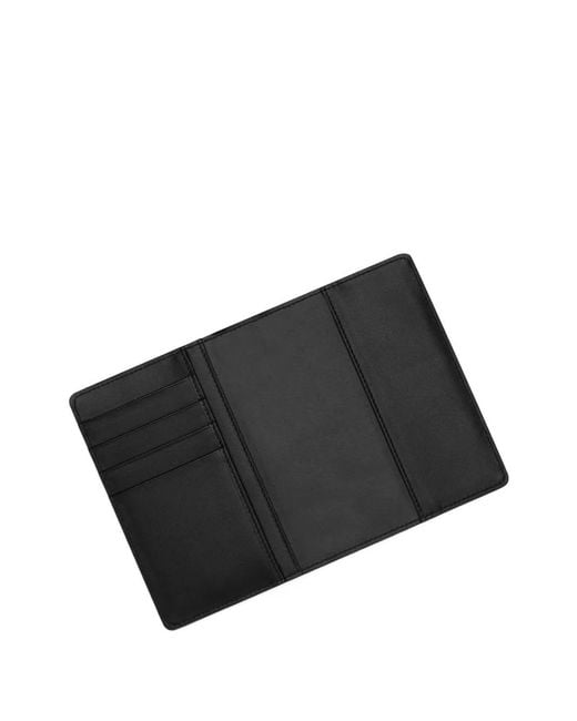 Dolce & Gabbana Black Logo-Plaque Jacquard Cardholder for men