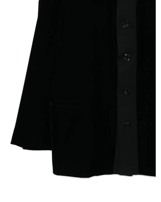 Giorgio Armani Black Single-Breasted Jacket for men