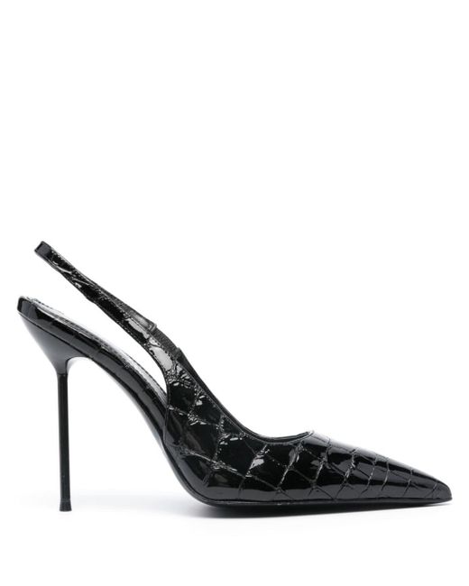 Zapatos Lidia con tacón de 105 mm Paris Texas de color Black