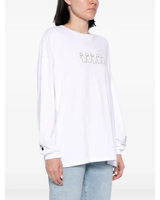 Undercover White Graphic-Print Cotton T-Shirt