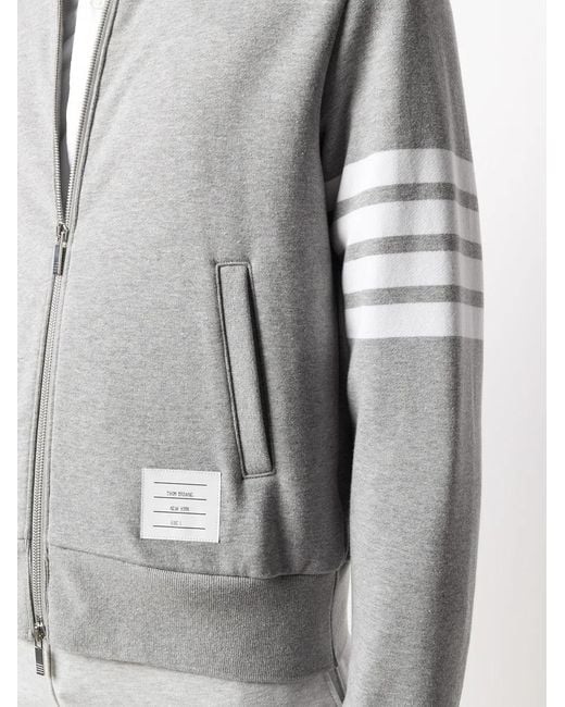 Thom Browne Gray 4-bar Motif Performance Jacket for men