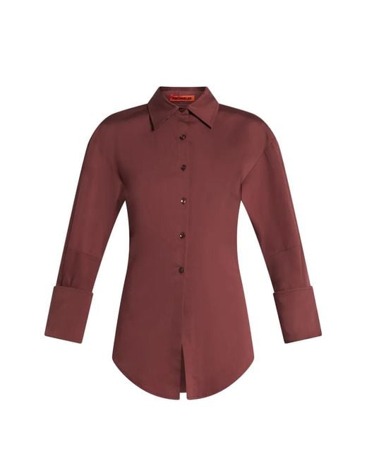 Simon Miller Red Back-Tie Shirt