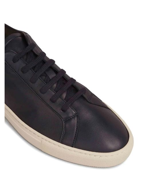 Common Projects White Lace-Up Leather Sneakers for men