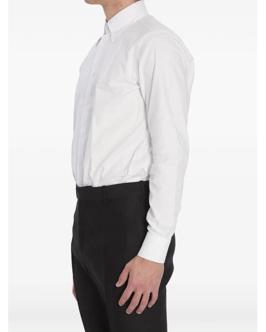 Borriello White Vomero Button-Down Shirt for men