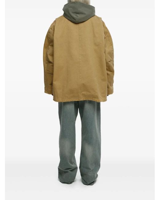 Mainless Natural Distressed Cotton Jacket