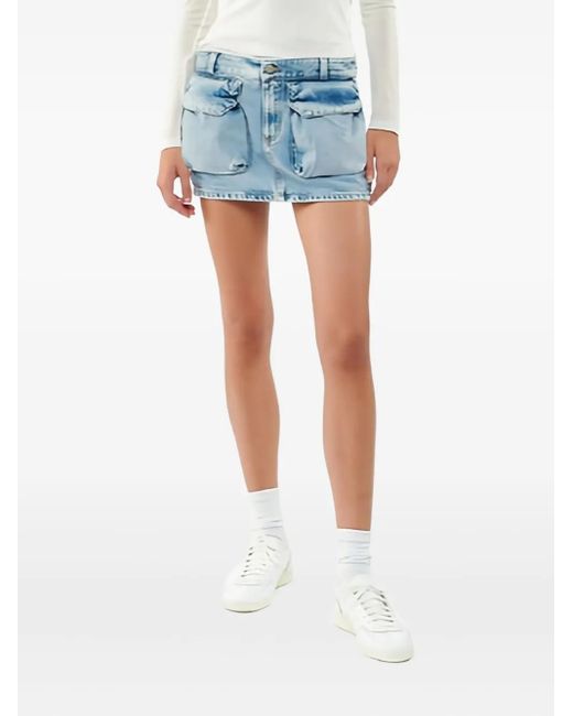 ICON DENIM Blue Gio Mini Skirt
