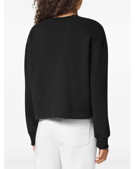 Versace Black Medusa-Embellished Sweatshirt