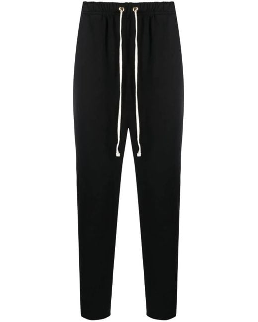 メンズ Les Tien フリース トラックパンツ Black
