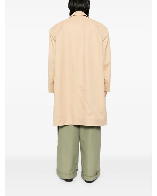MERYLL ROGGE Natural Single-Breasted Coat