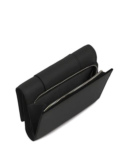 Piquadro Black Trifold Wallet