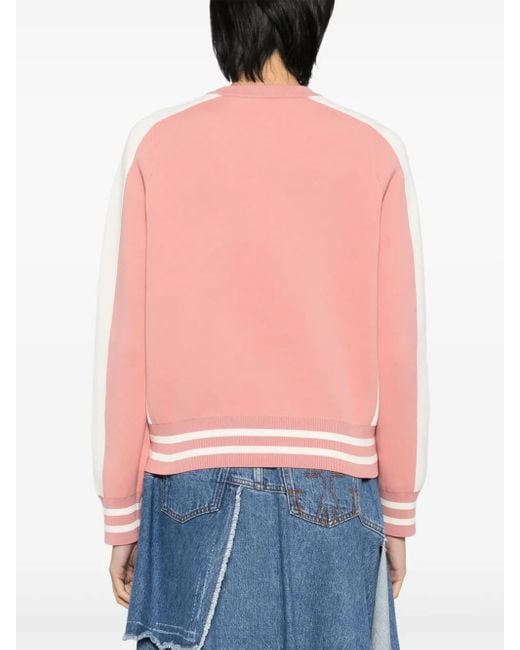 Maison Kitsuné Pink Flash Fox Jumper