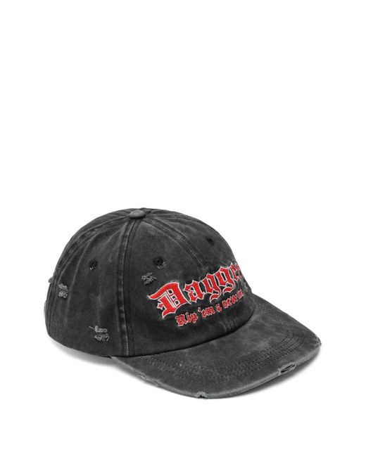DAGGER Distressed Embroidered Baseball Cap