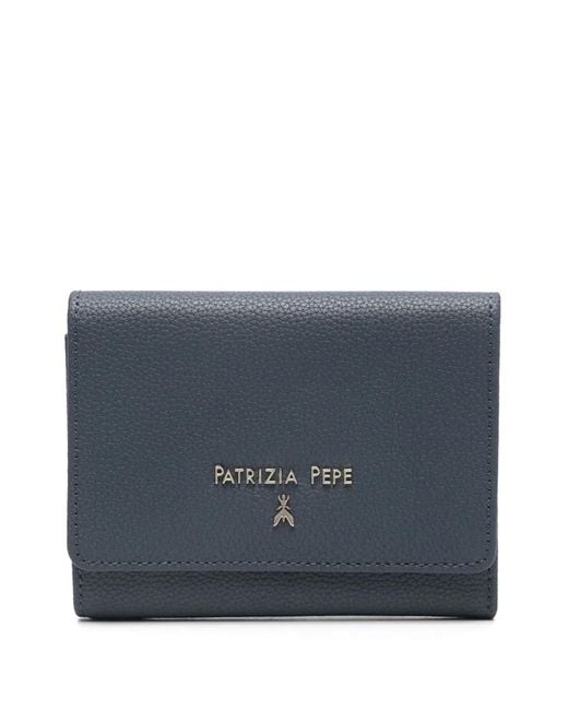 Patrizia Pepe Blue Leather Wallet