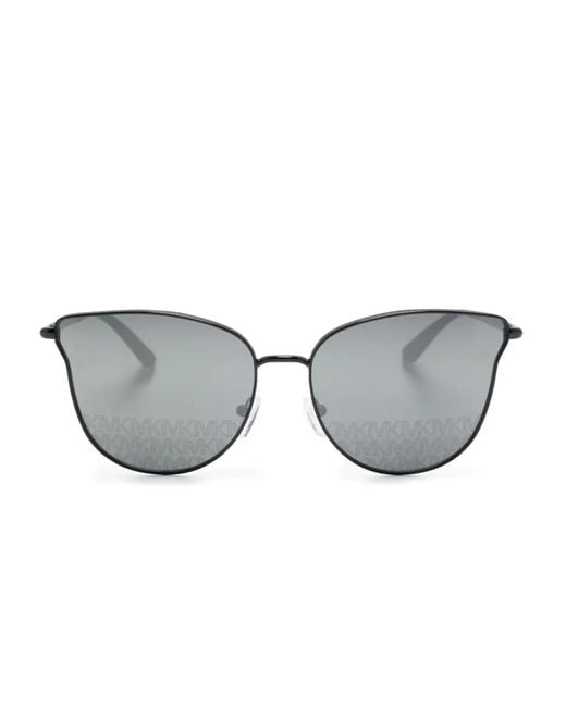 Michael Kors Gray Salt Lake City Cat-Eye Sunglasses