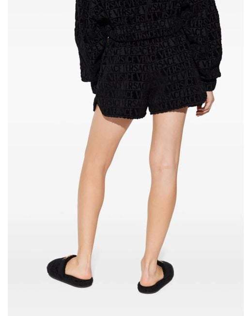 Versace Black I Love Baroque Shorts