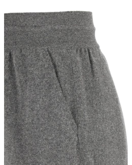 Loro Piana Gray Merano Drawstring Track Pants for men