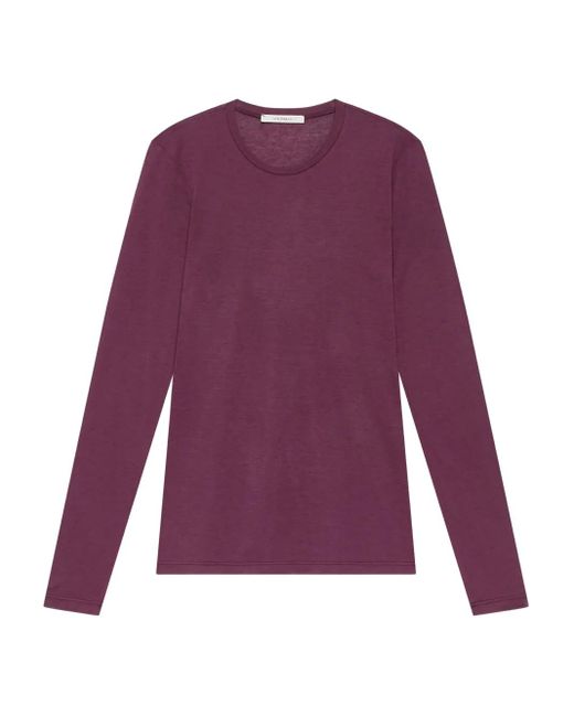 Camiseta Colors Of The World con manga larga Maliparmi de color Purple