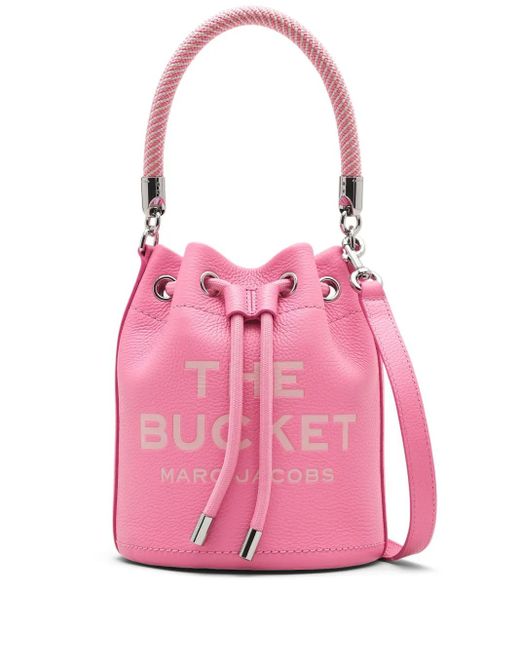 Marc Jacobs Pink The Leather Bucket Bag