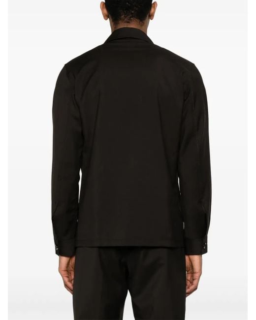 Tagliatore Black Tempest Shirt for men