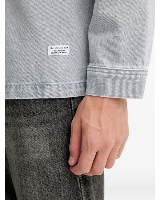 Marc O' Polo Gray Veste Boutonnée for men