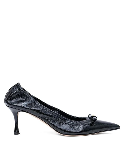 N°21 Blue 60Mm Bow-Tie Pumps
