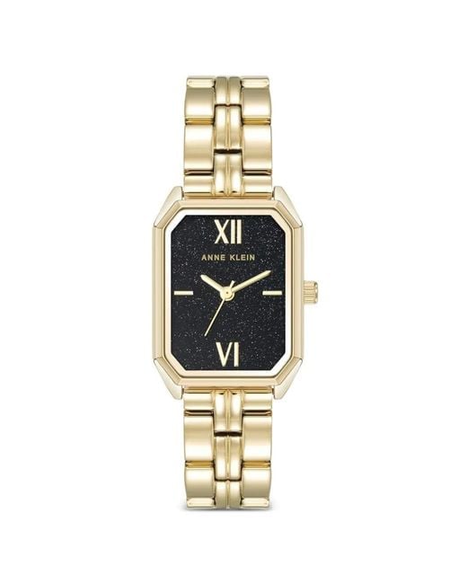 Anne Klein Metallic 24Mm Octagonal-Shaped Watch