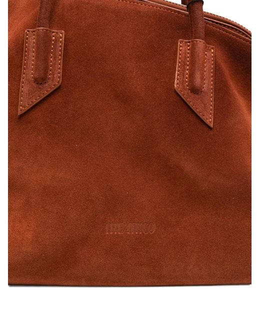 Sac Porté Épaule La Passegiata Médium The Attico en coloris Brown