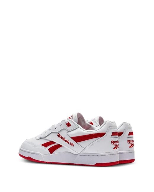 Reebok White Bb 4000 Ii /Vector" Sneakers for men