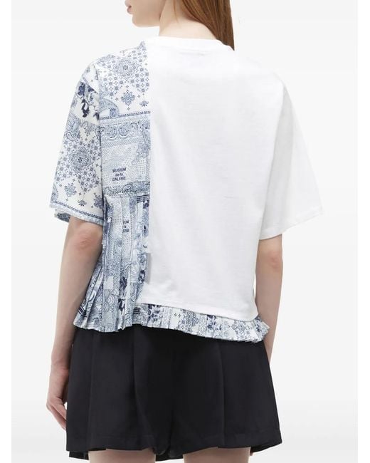 Musium Div. Blue Bandana-Print T-Shirt
