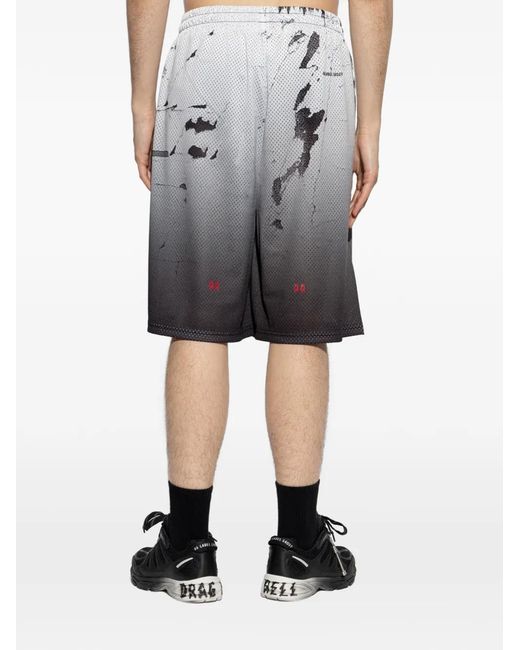 44 Label Group Gray Gradient Shorts