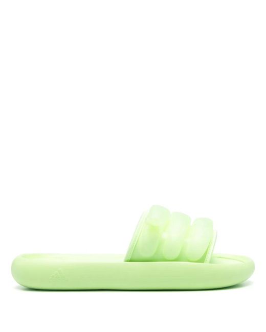 Adidas Green Zplaash Flip Flops for men