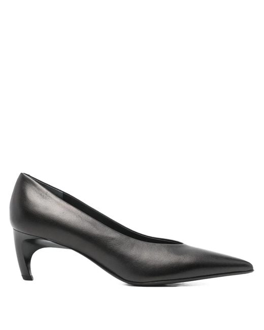 Sergio Levantesi Gray Eloisa Pointed Heel Pumps