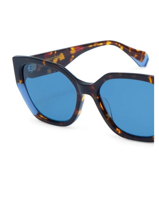 Gigi Studios Blue Tortoiseshell Sunglasses