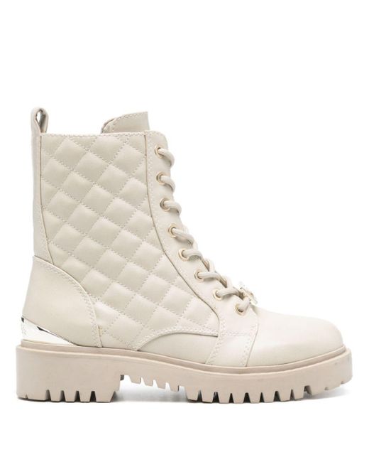 Guess USA Natural Diamond-quilted Ankle Boots