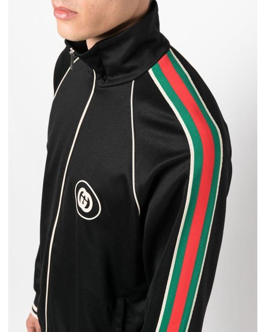 Veste de sport à logo GG Gucci pour homme en coloris Black
