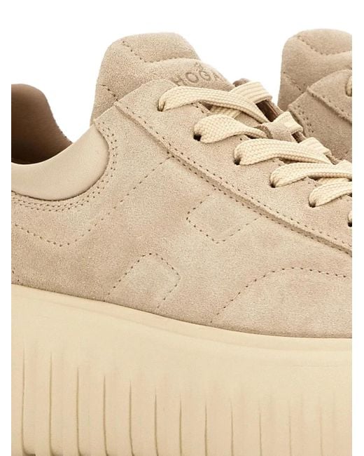 Hogan Natural H Detail Platform Sneakers for men