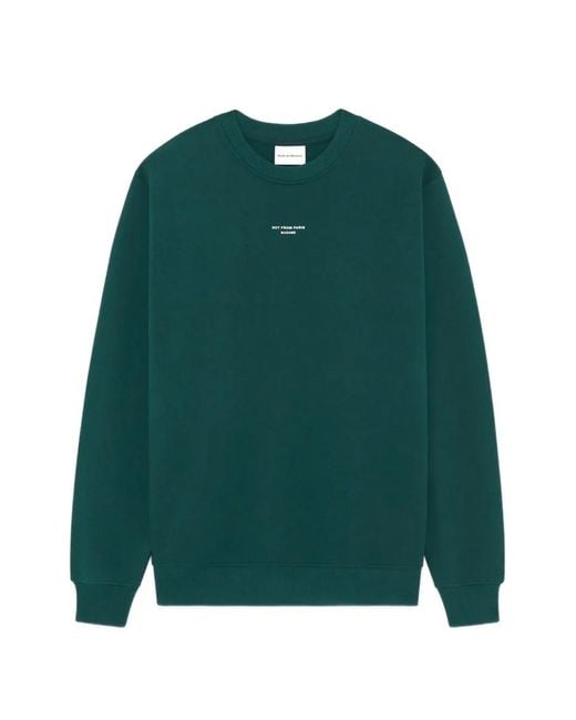 Drole de Monsieur Green Crew Neck Sweatshirt for men